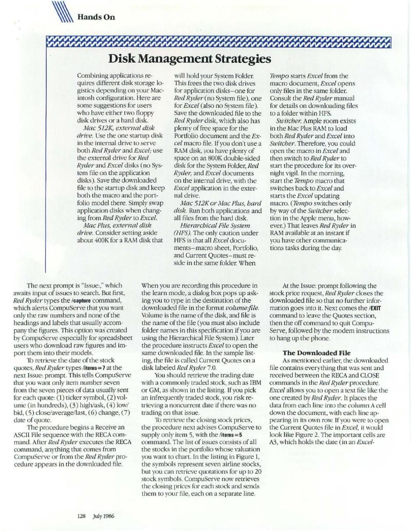 MacWorld 8607 July 1986 — page 132
