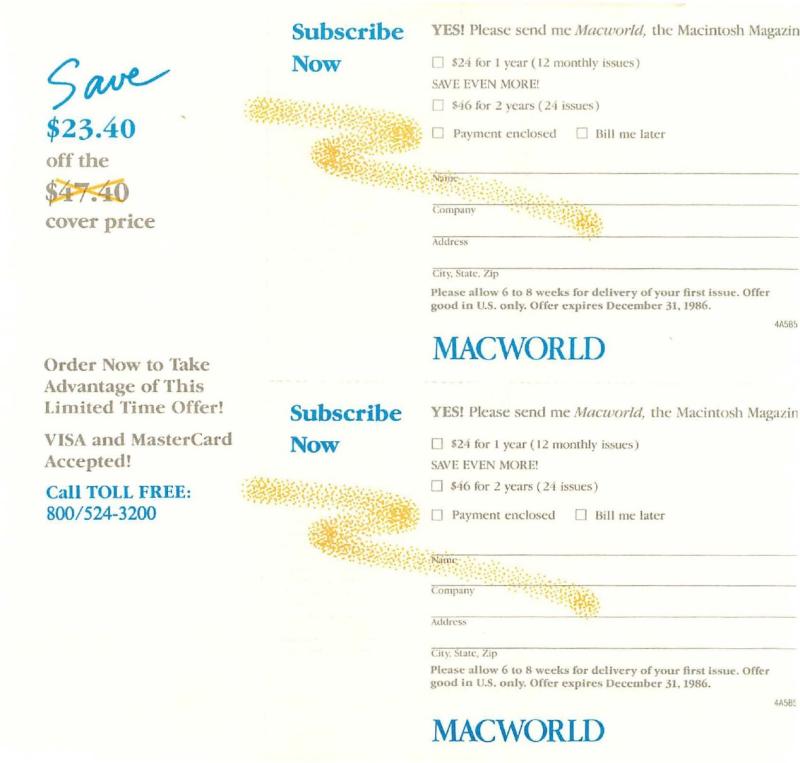MacWorld 8607 July 1986 — page 147