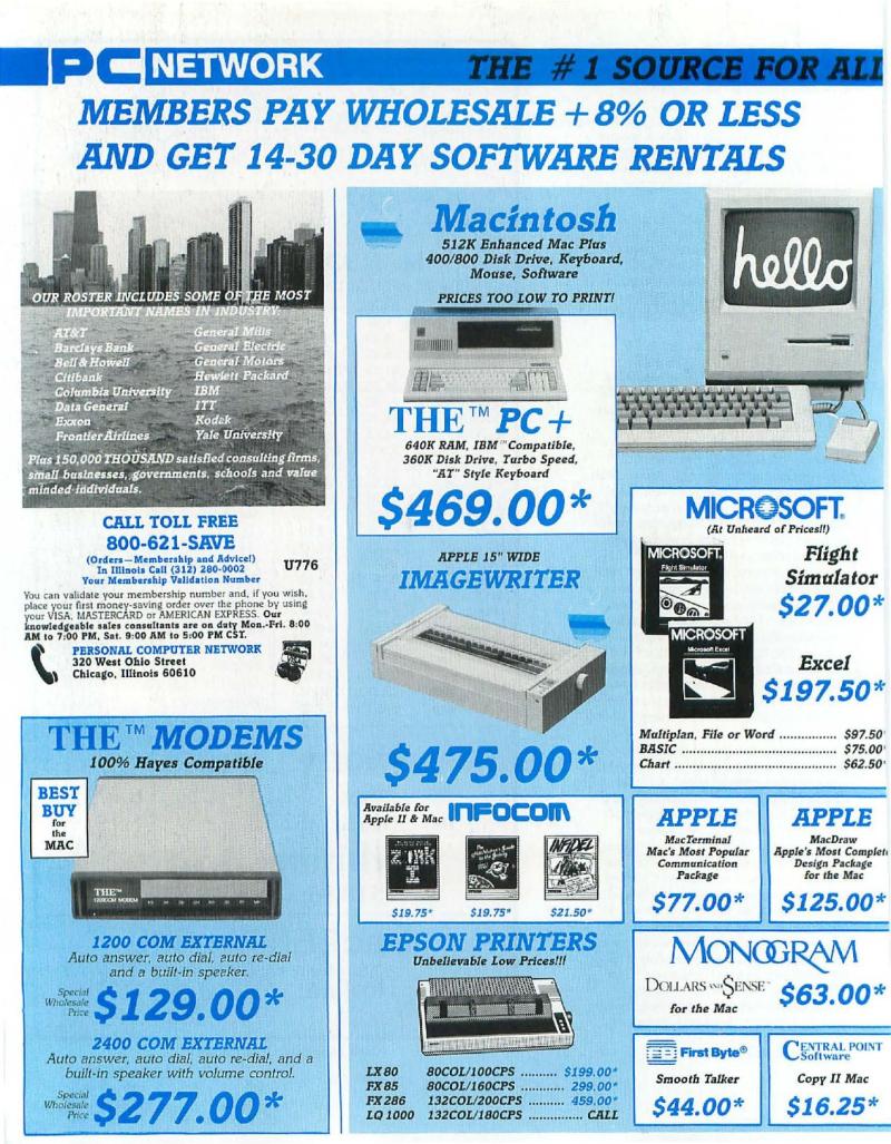MacWorld 8607 July 1986 — page 156