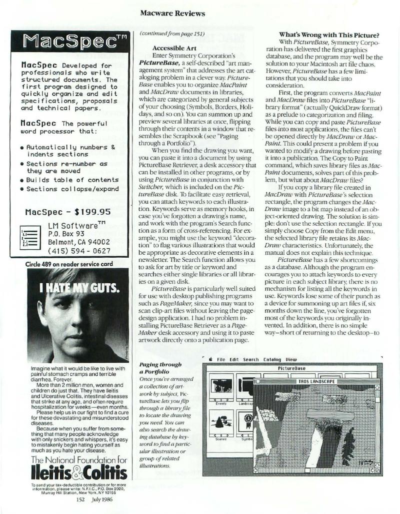 MacWorld 8607 July 1986 — page 162