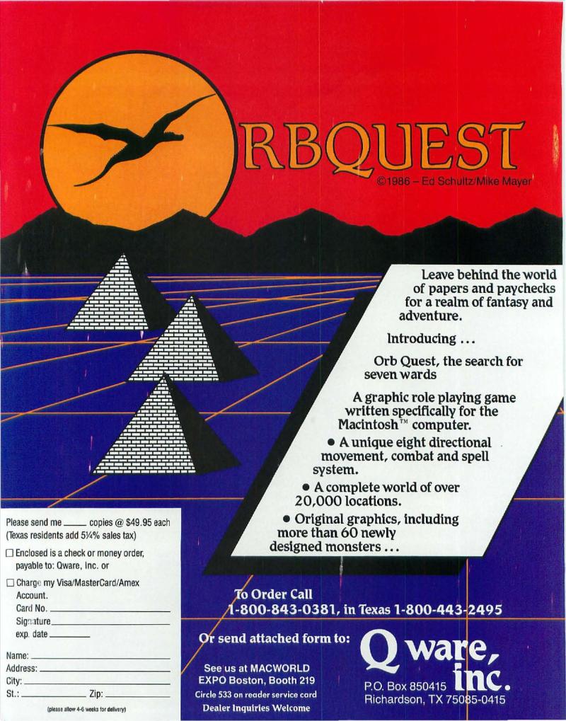 MacWorld 8609 September 1986 — page 14