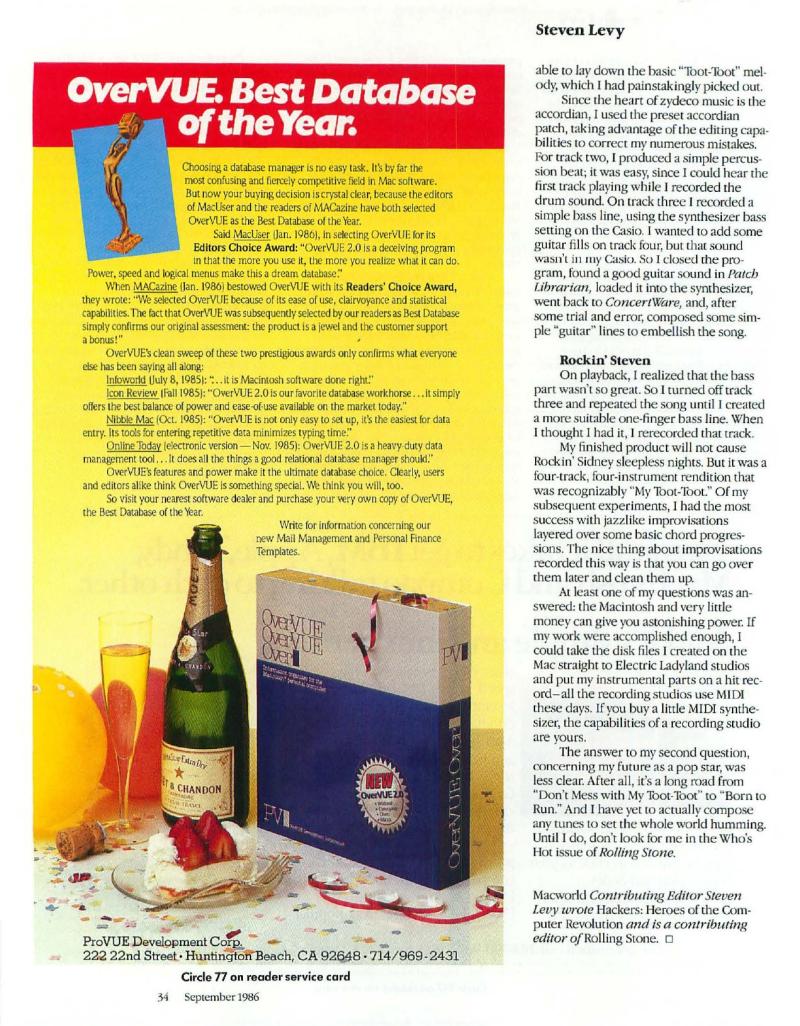 MacWorld 8609 September 1986 — page 38