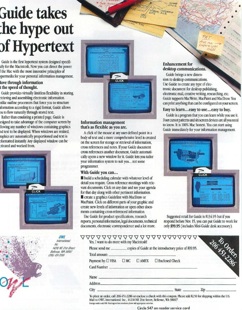 MacWorld 8609 September 1986 — page 40