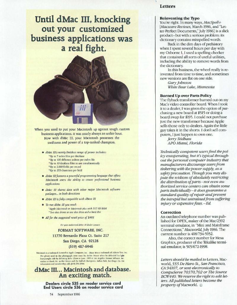 MacWorld 8609 September 1986 — page 60