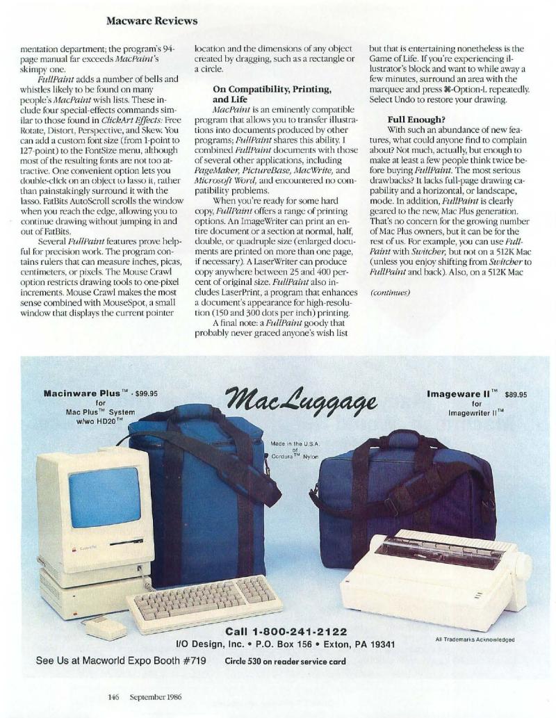 MacWorld 8609 September 1986 — page 158