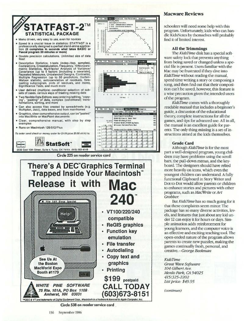 MacWorld 8609 September 1986 — page 168
