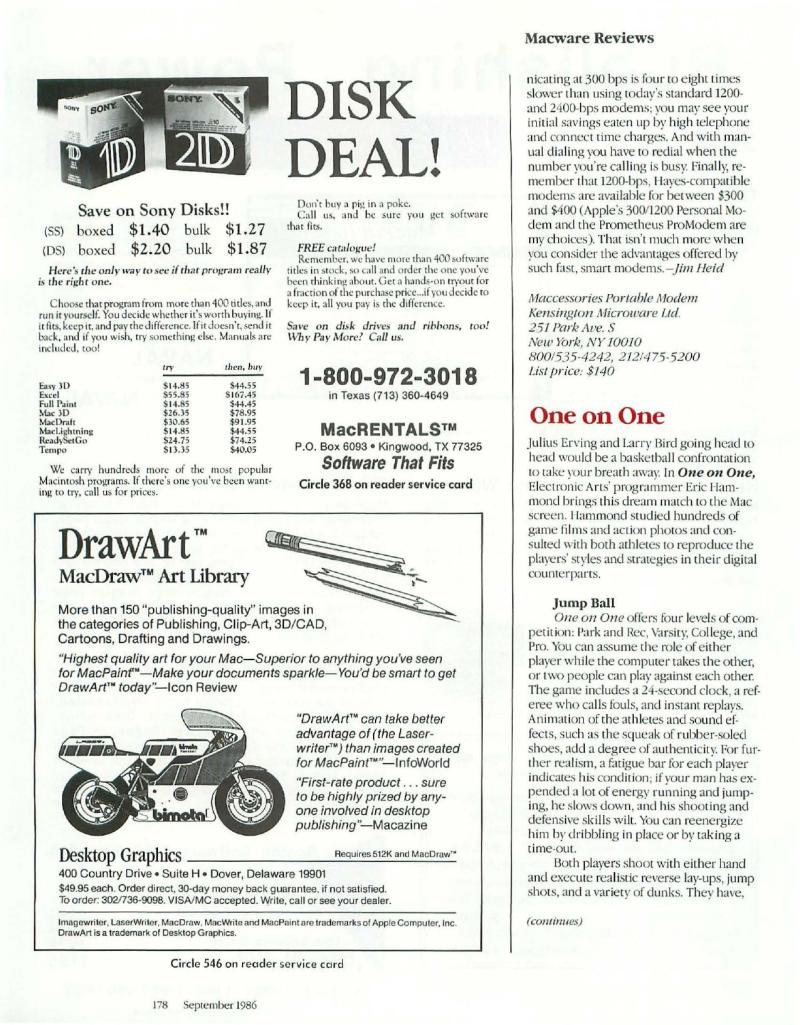 MacWorld 8609 September 1986 — page 192
