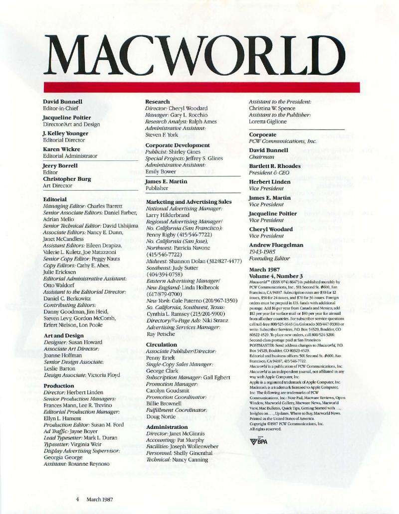 MacWorld 8703 March 1987 — page 6