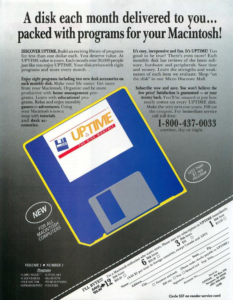 MacWorld 8703 March 1987 — page 7