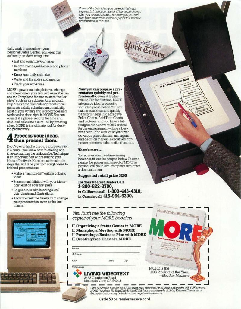 MacWorld 8703 March 1987 — page 19