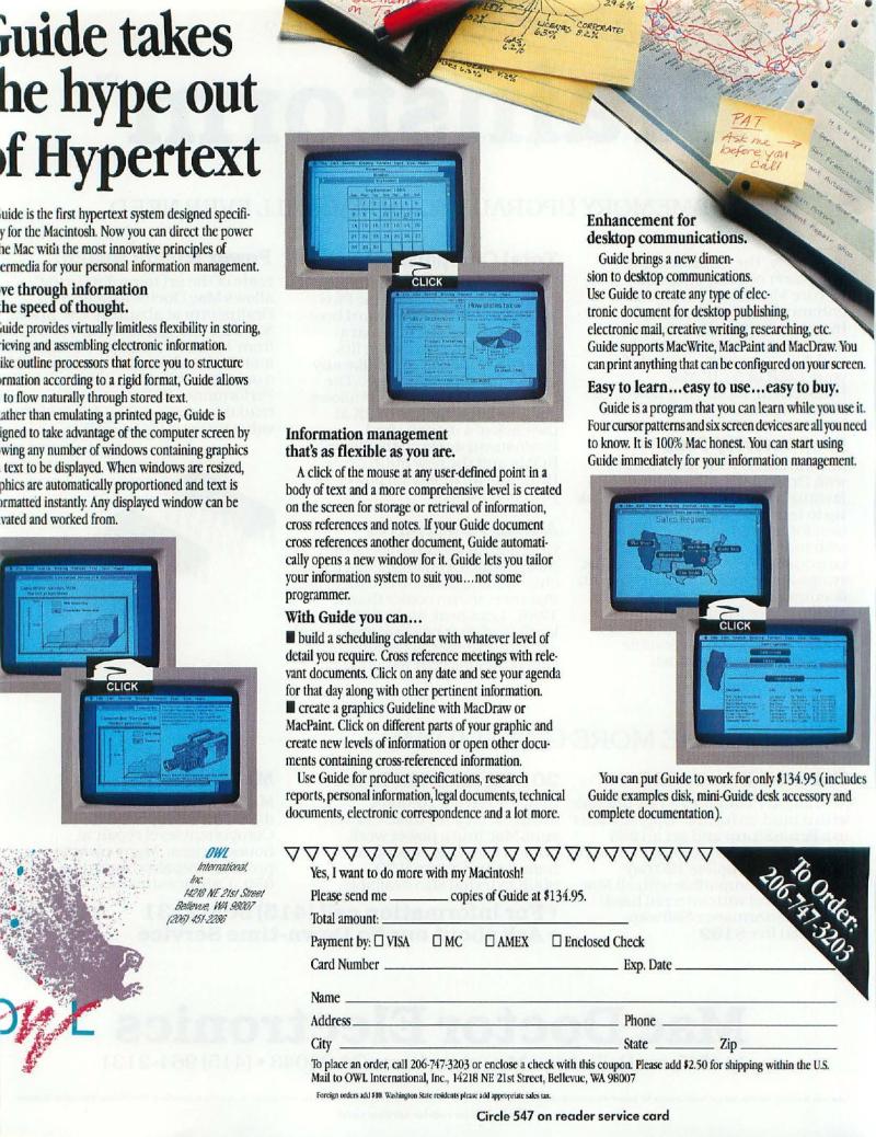 MacWorld 8703 March 1987 — page 38