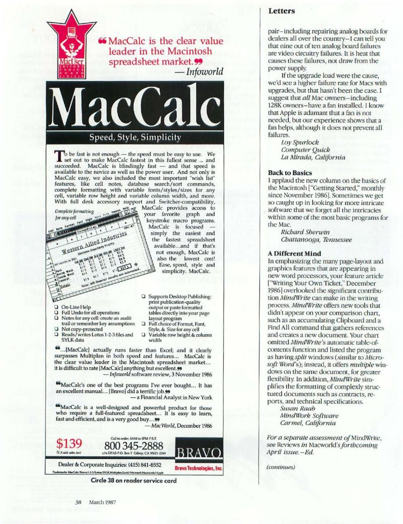 MacWorld 8703 March 1987 — page 42