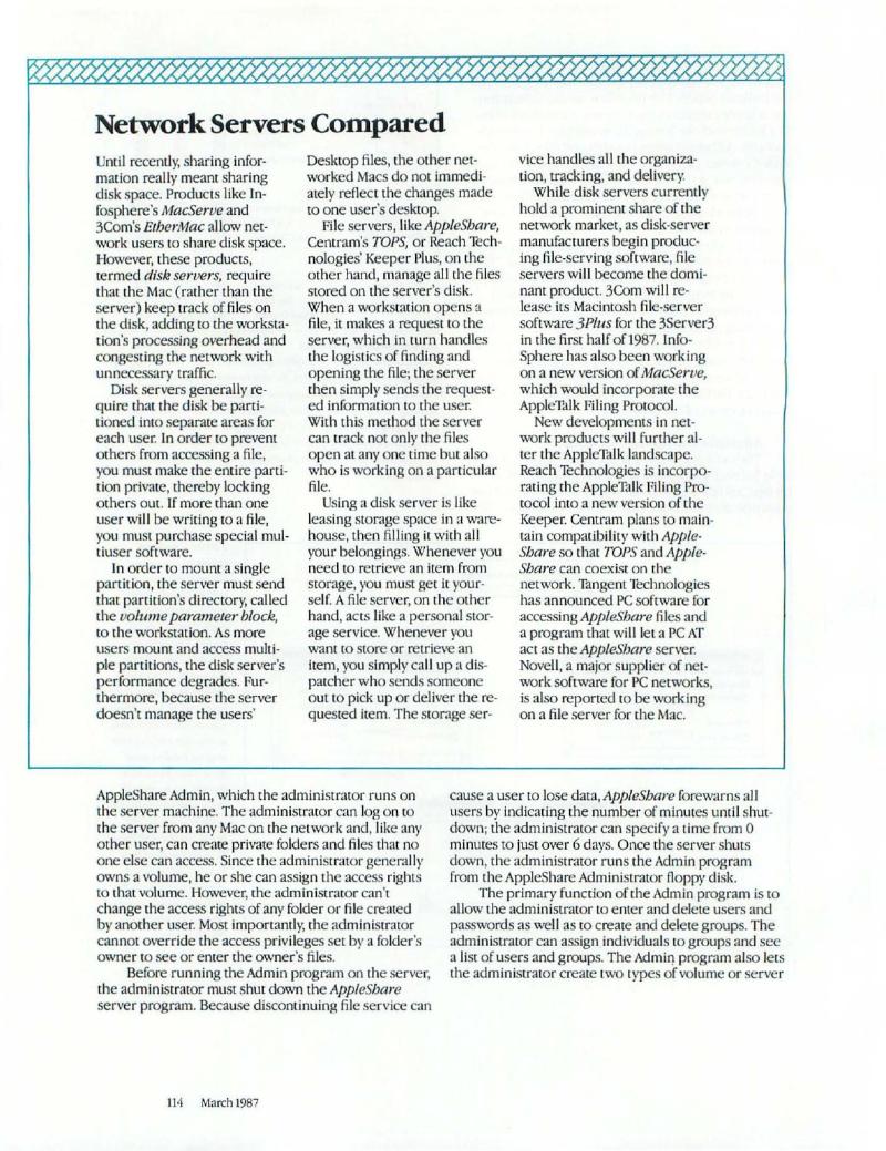 MacWorld 8703 March 1987 — page 122
