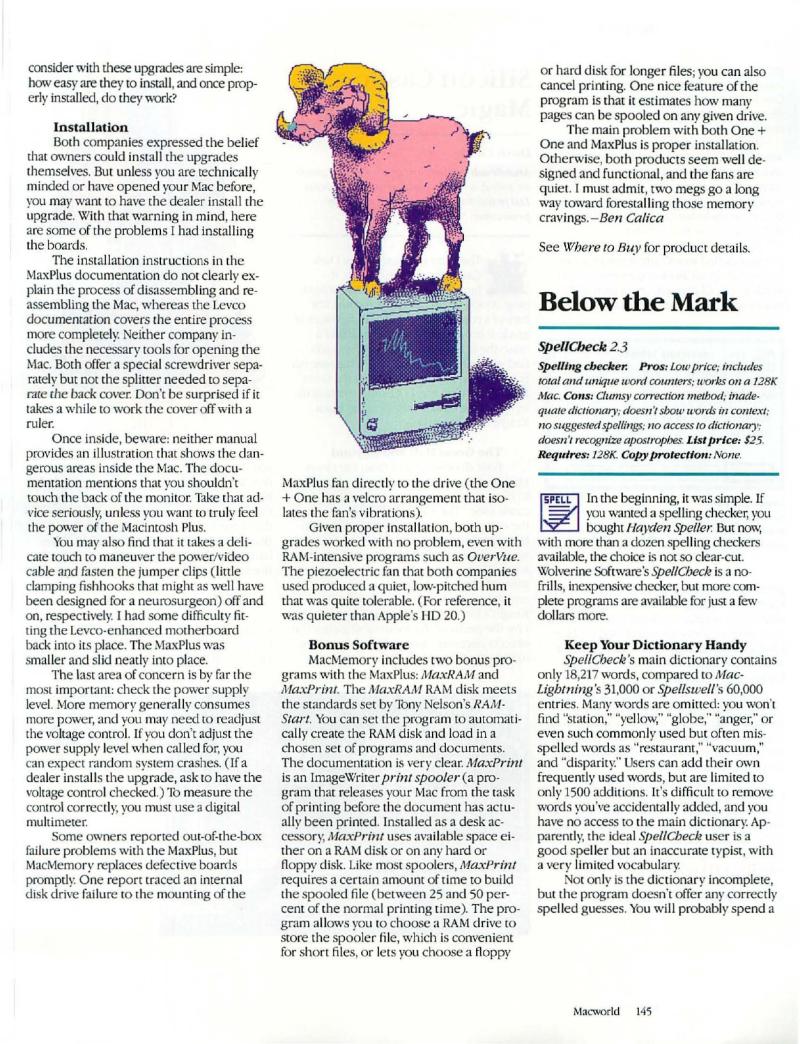 MacWorld 8703 March 1987 — page 153