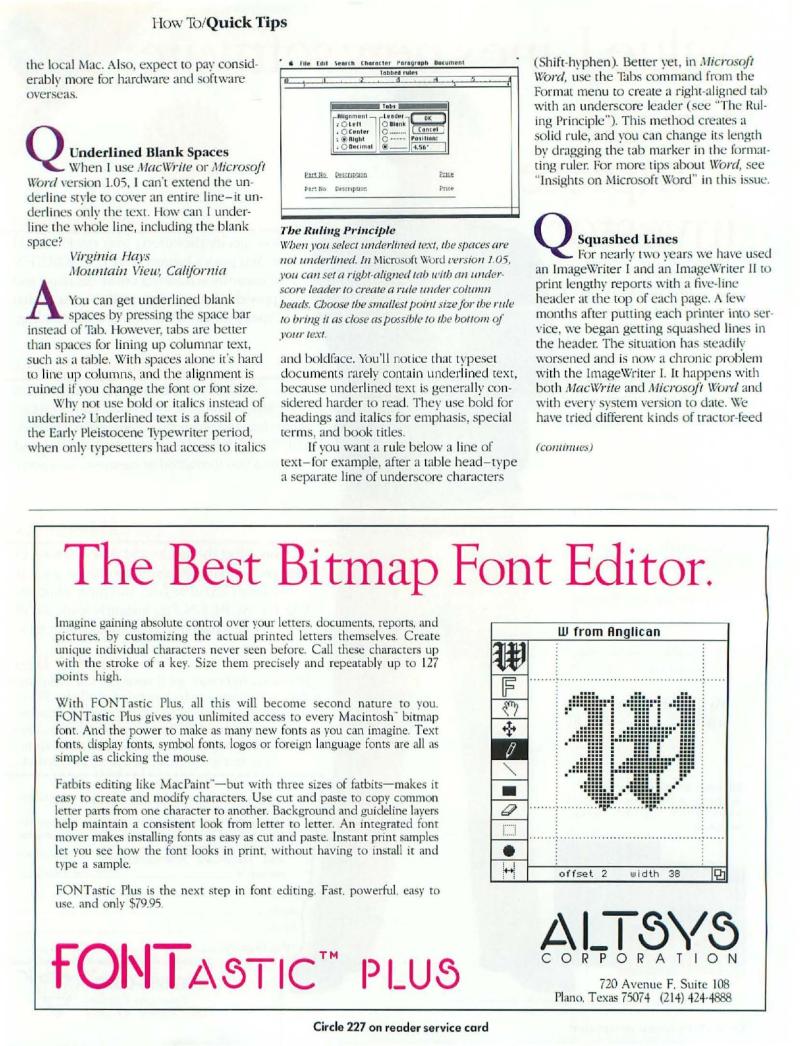 MacWorld 8703 March 1987 — page 172
