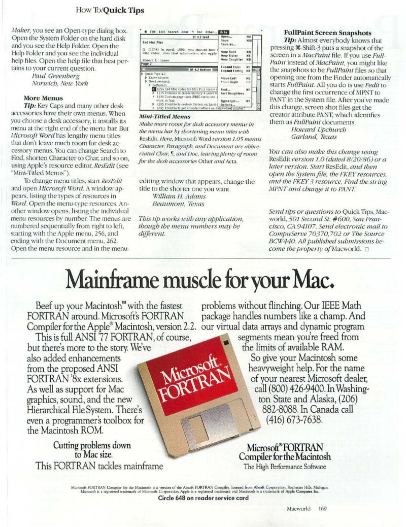 MacWorld 8703 March 1987 — page 177
