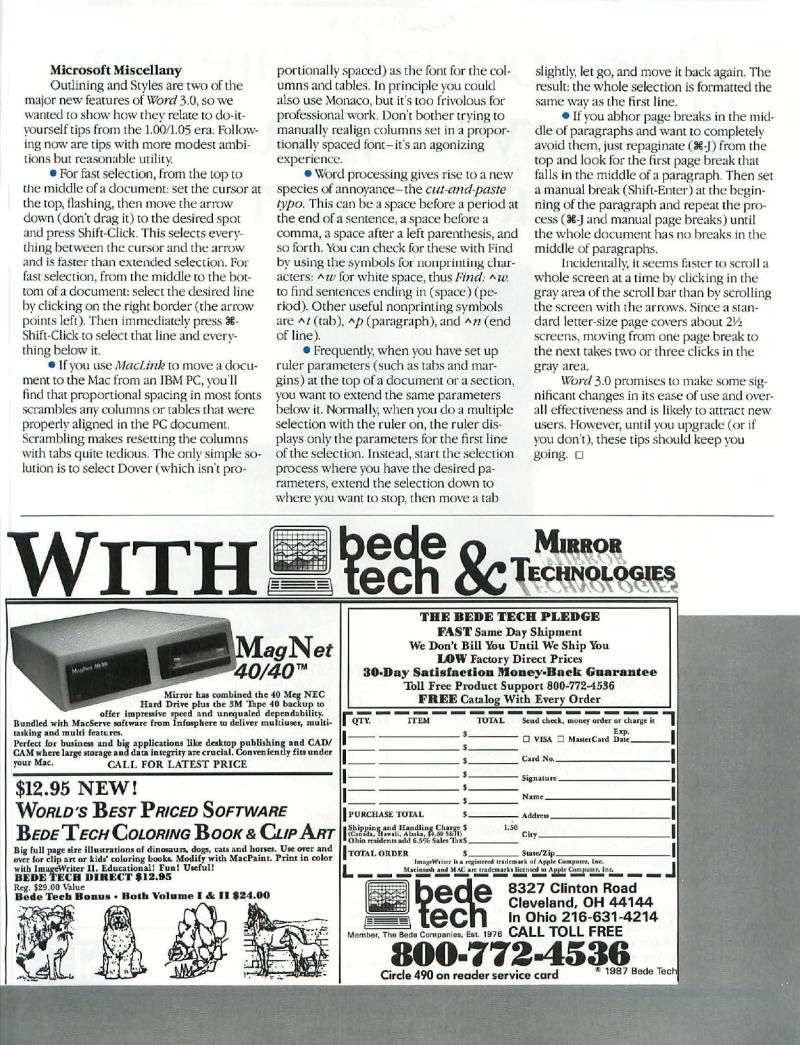MacWorld 8703 March 1987 — page 197