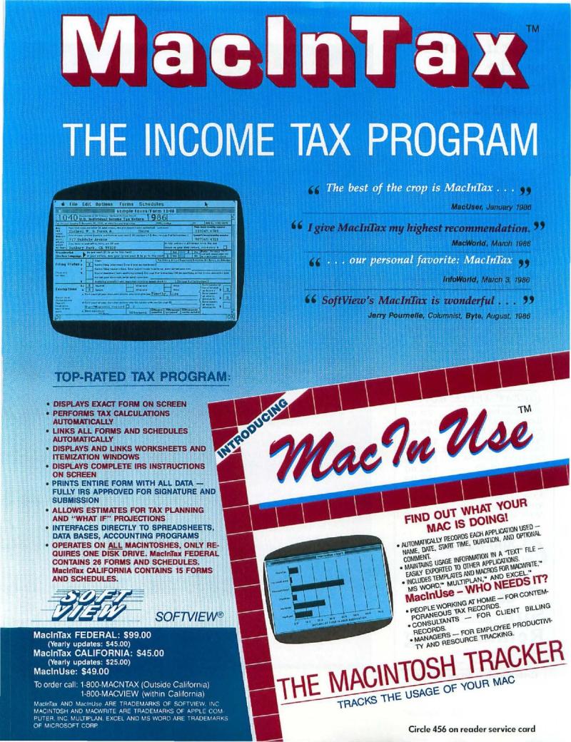 MacWorld 8703 March 1987 — page 205