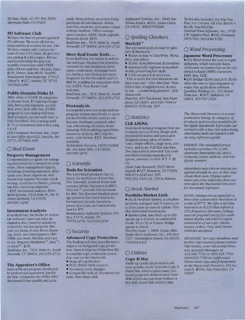 MacWorld 8703 March 1987 — page 217