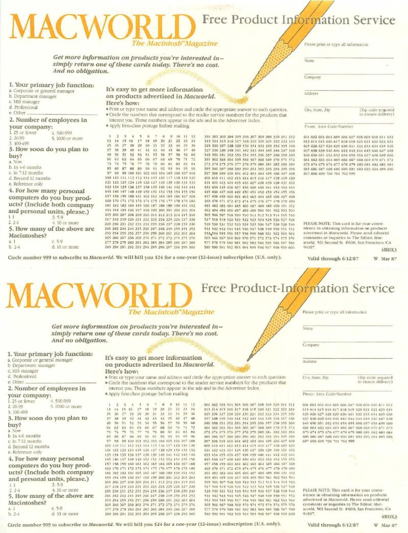 MacWorld 8703 March 1987 — page 219