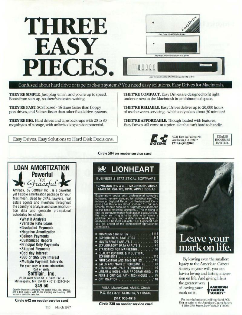 MacWorld 8703 March 1987 — page 222