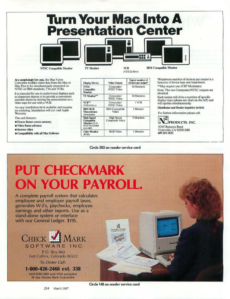 MacWorld 8703 March 1987 — page 226