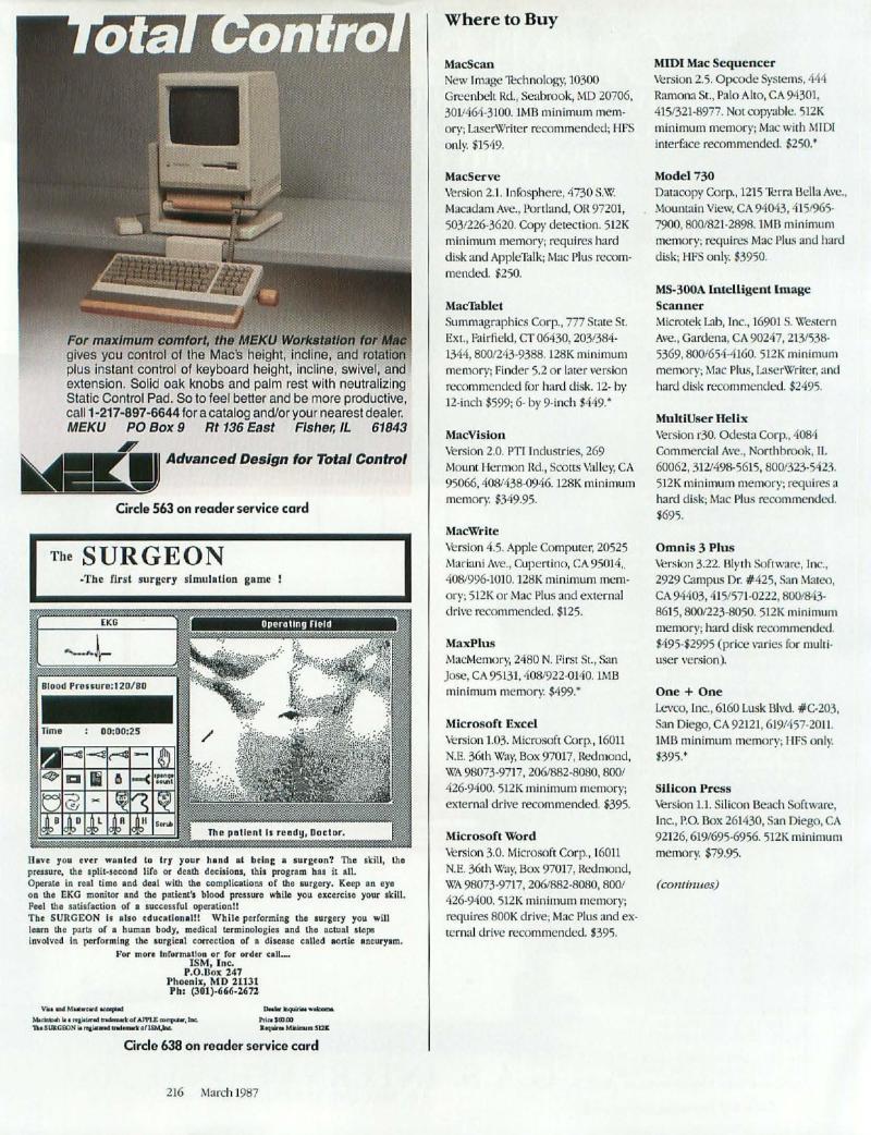 MacWorld 8703 March 1987 — page 228