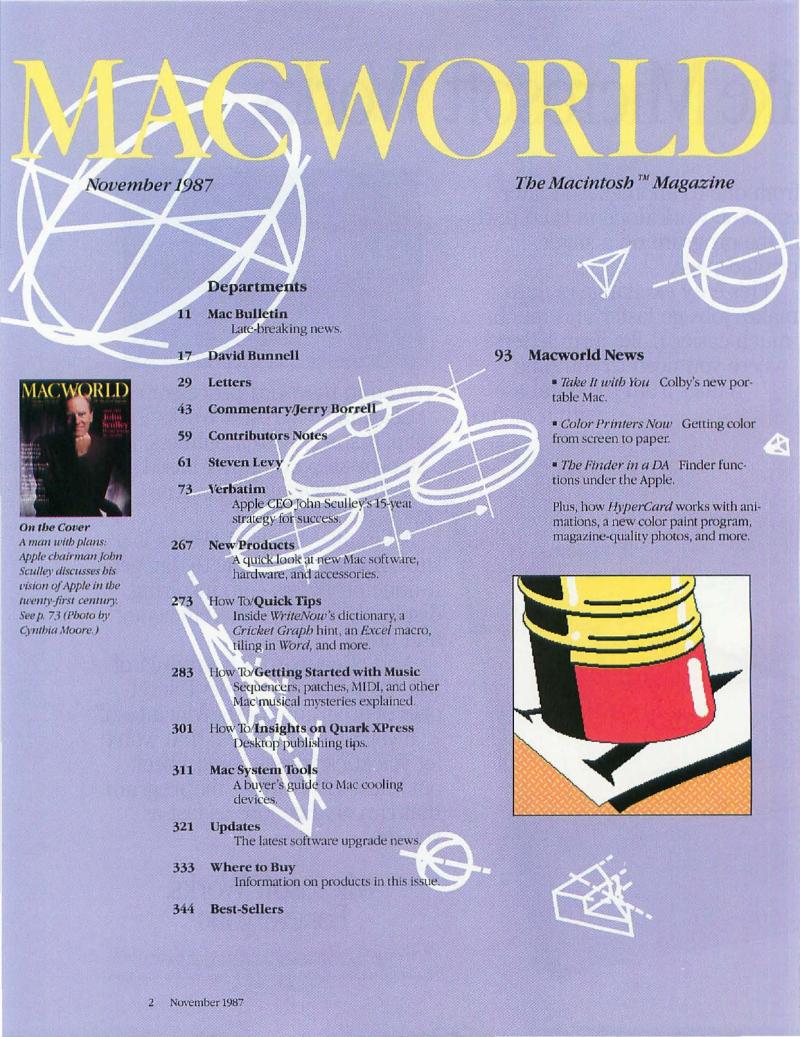 MacWorld 8711 November 1987 — page 4