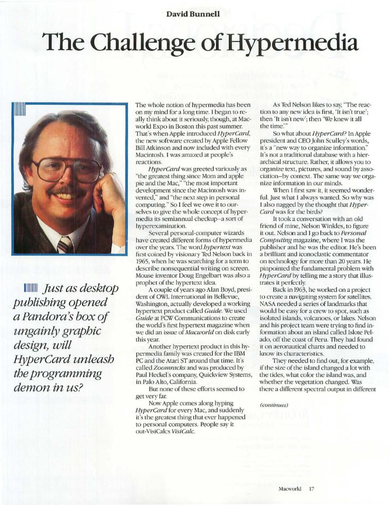 MacWorld 8711 November 1987 — page 19