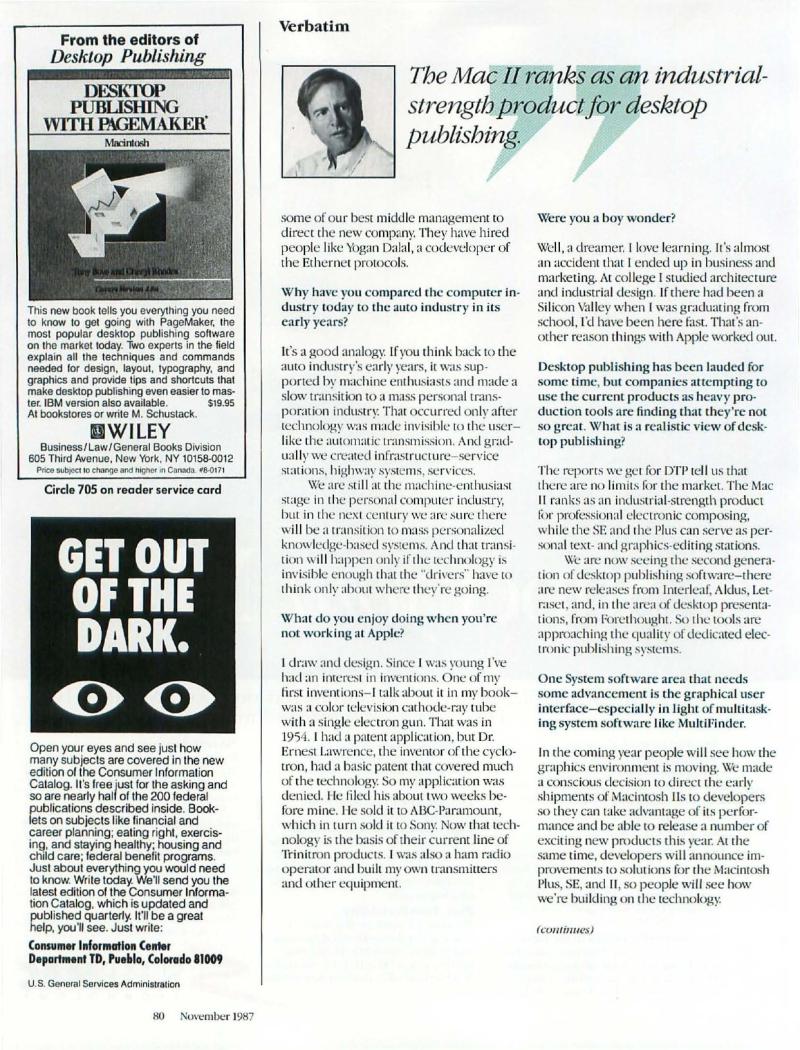 MacWorld 8711 November 1987 — page 84