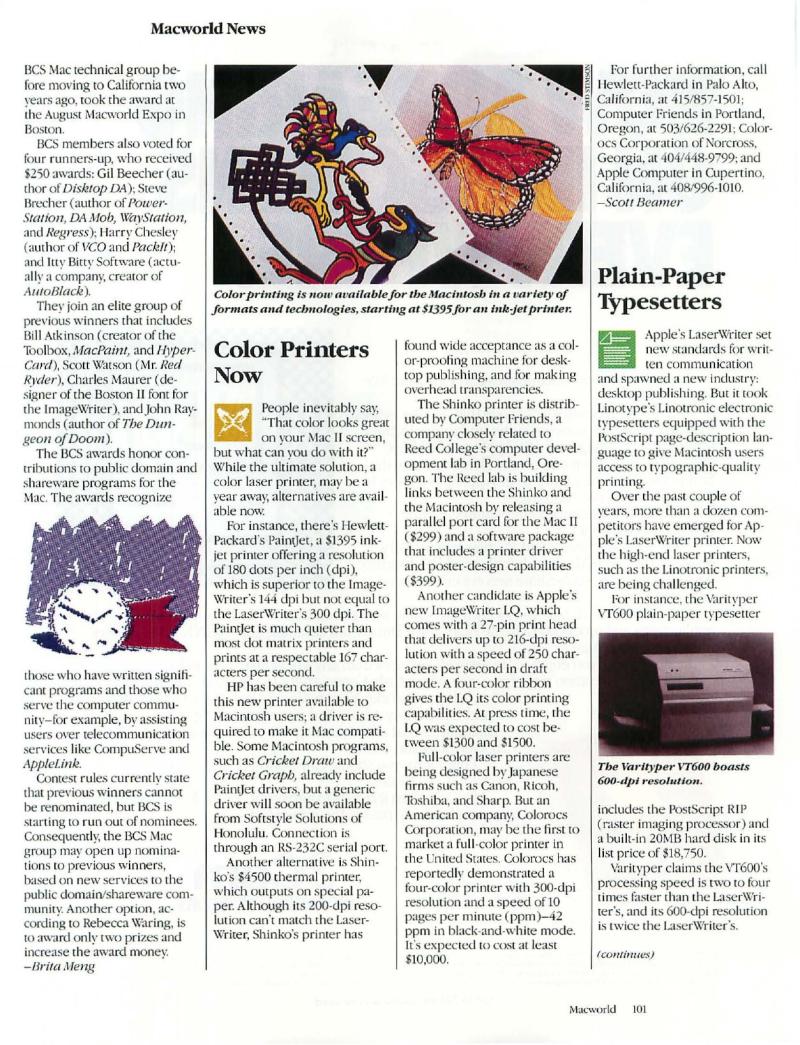 MacWorld 8711 November 1987 — page 105