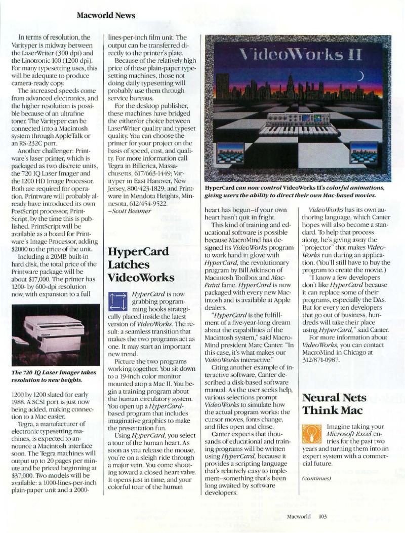 MacWorld 8711 November 1987 — page 107