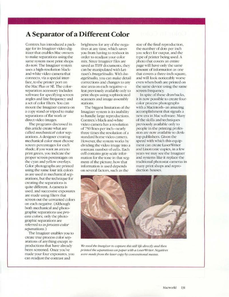 MacWorld 8711 November 1987 — page 133