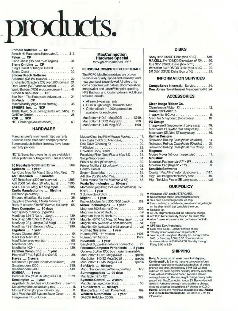 MacWorld 8711 November 1987 — page 148