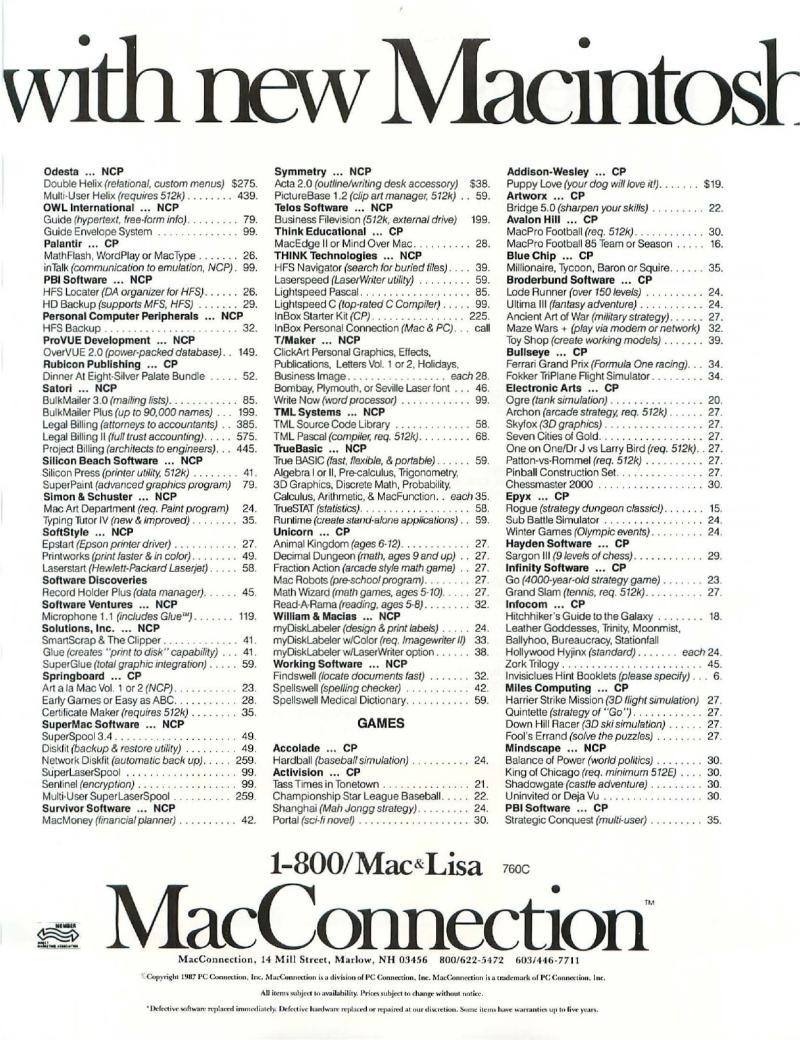 MacWorld 8711 November 1987 — page 149