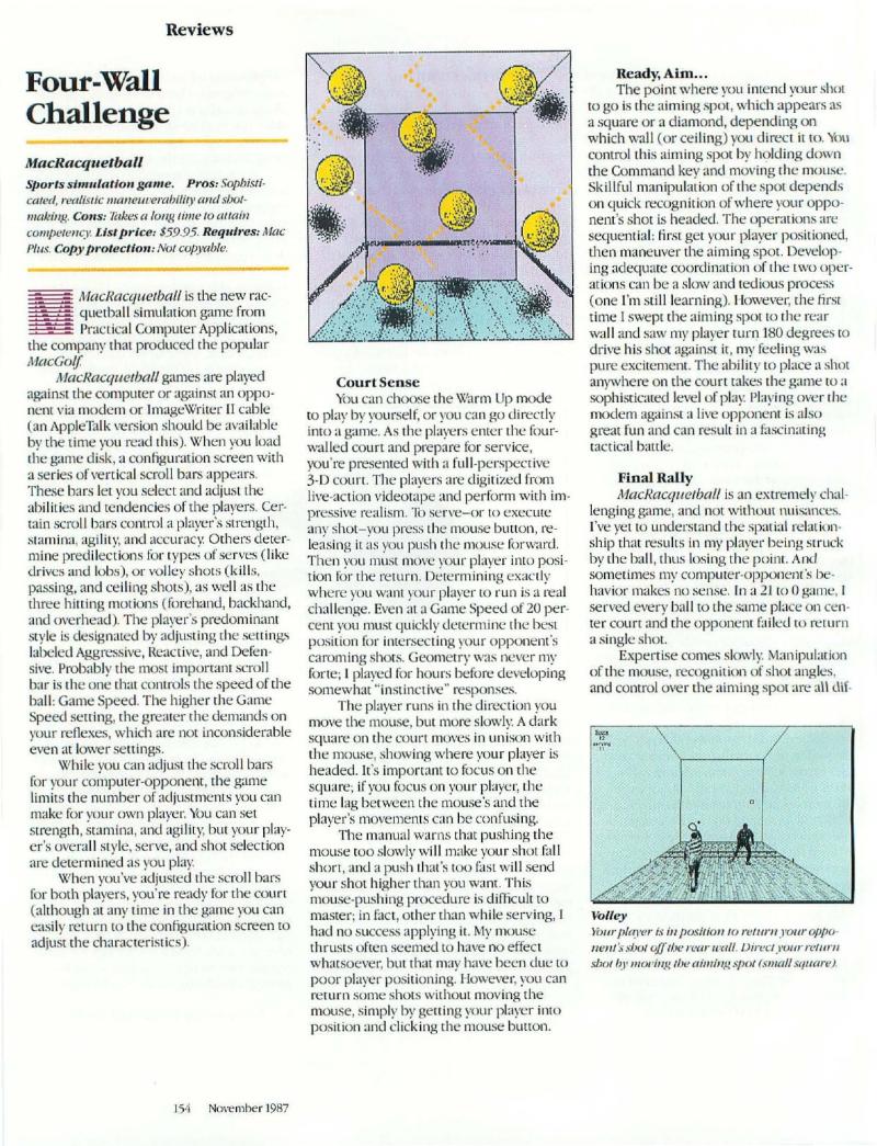 MacWorld 8711 November 1987 — page 156