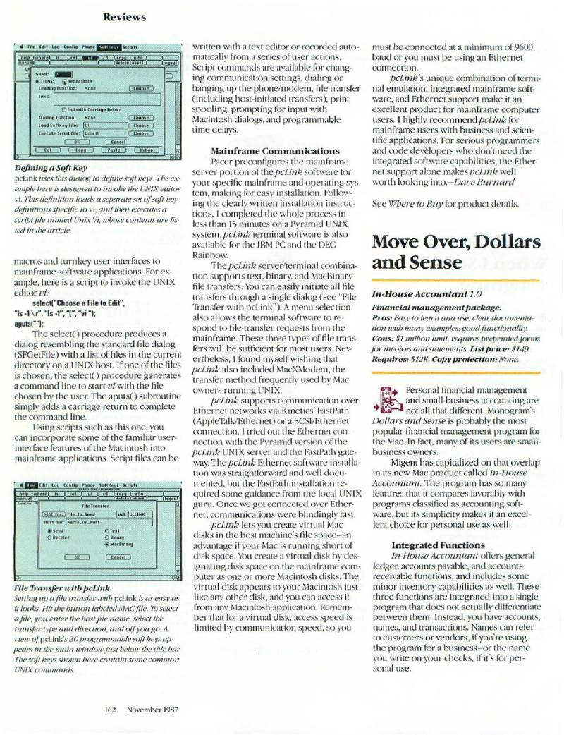 MacWorld 8711 November 1987 — page 164