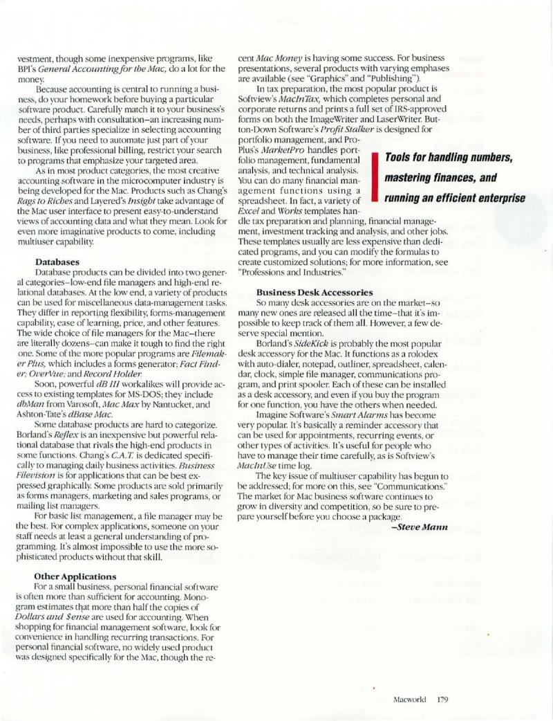 MacWorld 8711 November 1987 — page 181