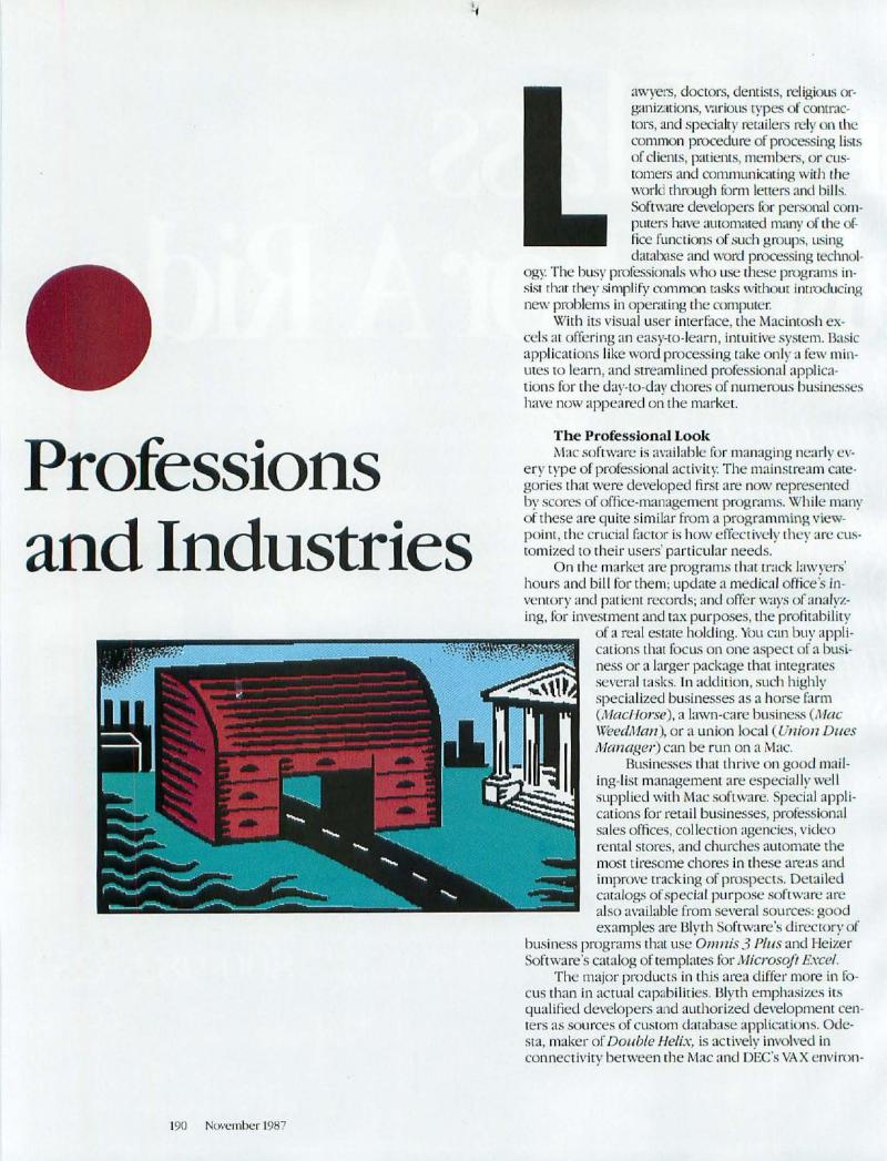 MacWorld 8711 November 1987 — page 190