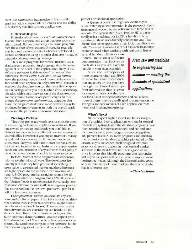 MacWorld 8711 November 1987 — page 191