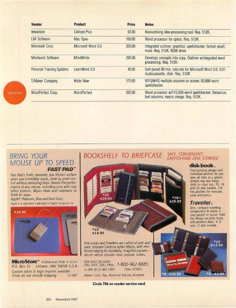 MacWorld 8711 November 1987 — page 202