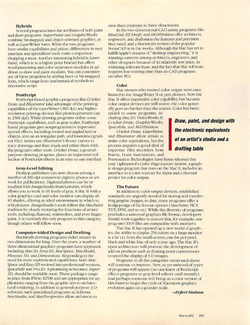 MacWorld 8711 November 1987 — page 205
