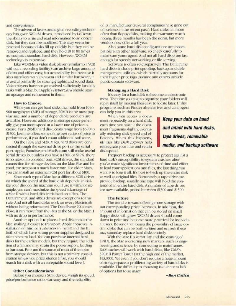 MacWorld 8711 November 1987 — page 225