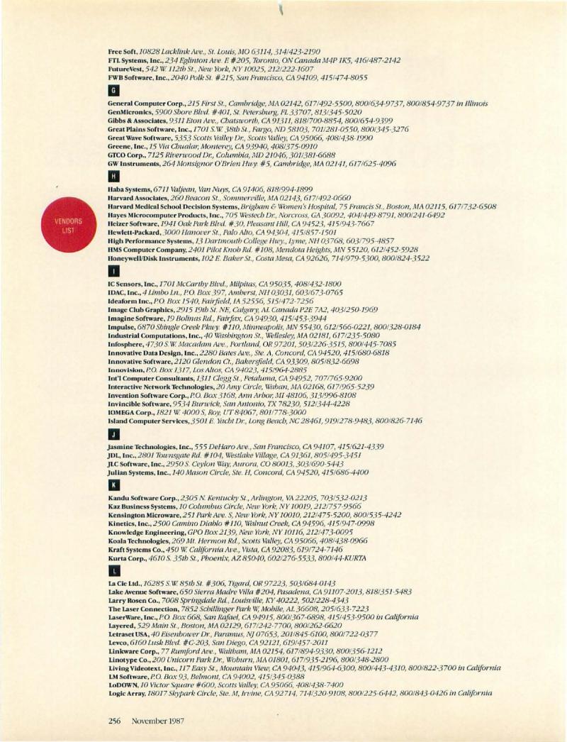 MacWorld 8711 November 1987 — page 256