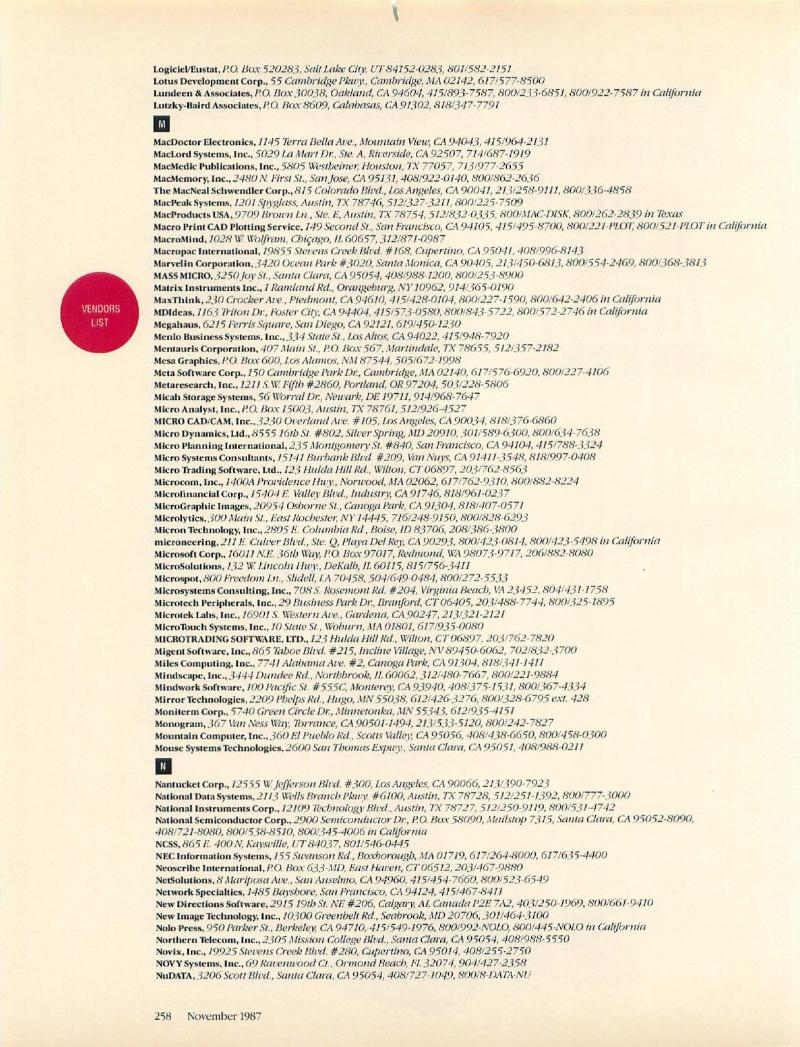MacWorld 8711 November 1987 — page 258
