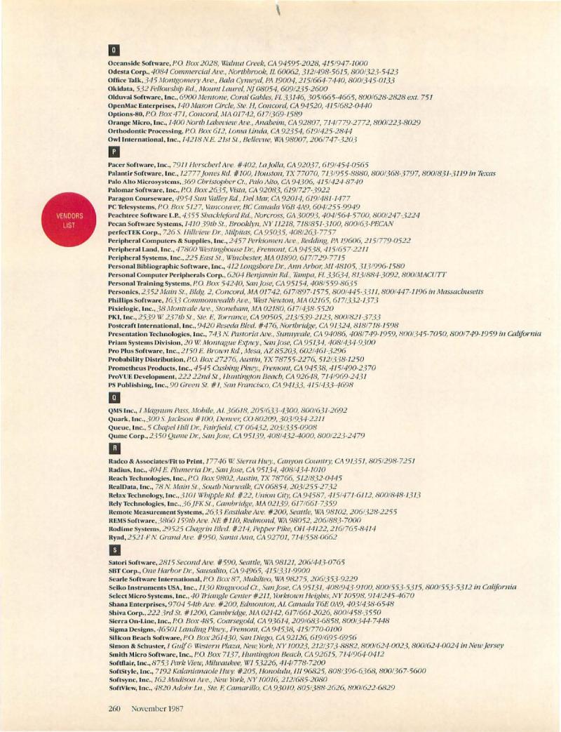 MacWorld 8711 November 1987 — page 260