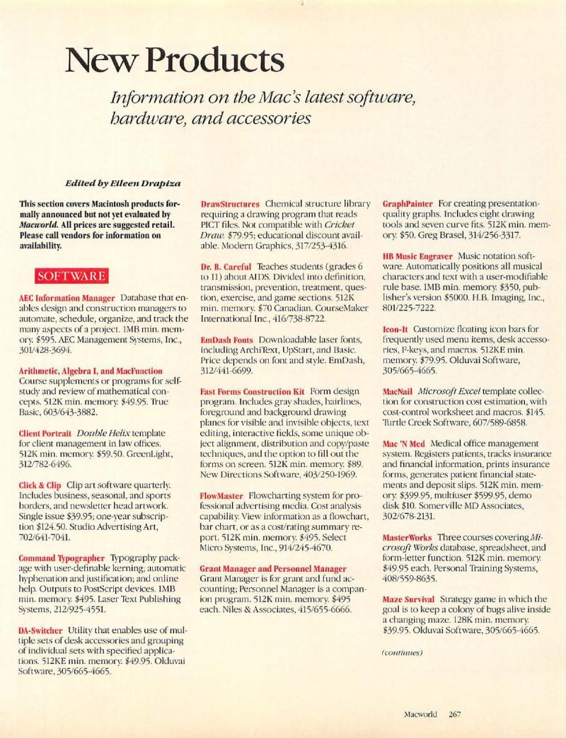 MacWorld 8711 November 1987 — page 267