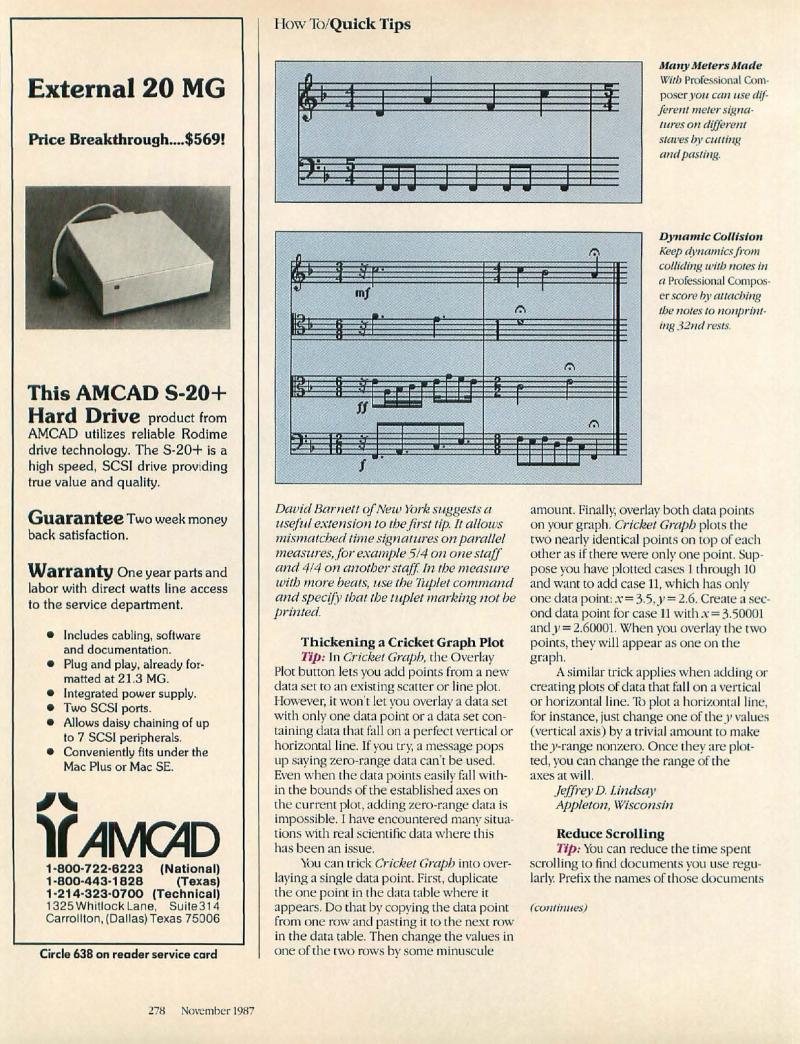 MacWorld 8711 November 1987 — page 278