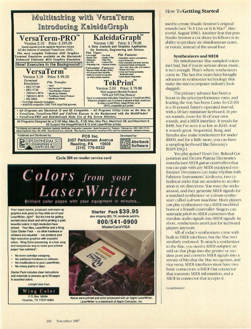 MacWorld 8711 November 1987 — page 290