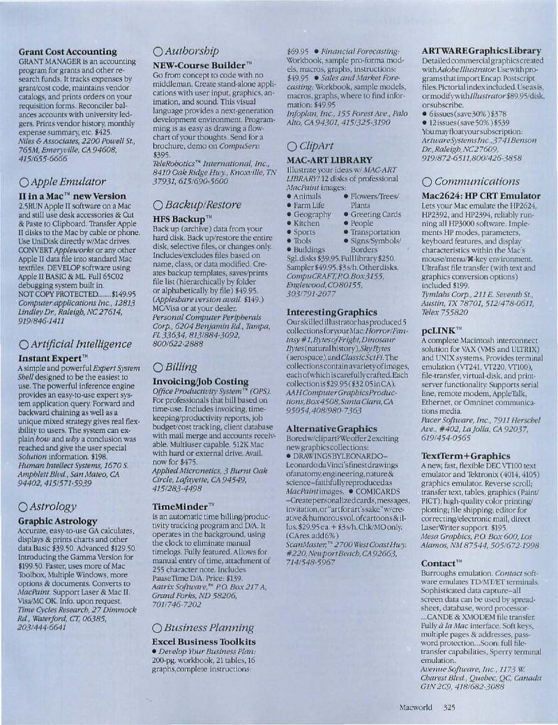 MacWorld 8711 November 1987 — page 327